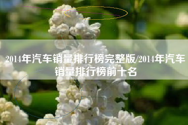 2014年汽车销量排行榜完整版/2014年汽车销量排行榜前十名 2014年汽车销量排行榜完整版/2014年汽车销量排行榜前十名