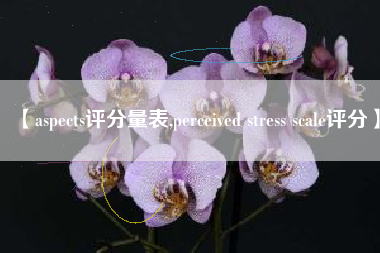 【aspects评分量表,perceived stress scale评分】