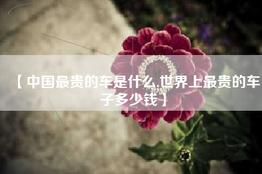 【中国最贵的车是什么,世界上最贵的车子多少钱】