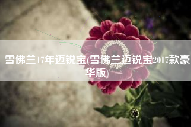 雪佛兰17年迈锐宝(雪佛兰迈锐宝2017款豪华版) 雪佛兰17年迈锐宝(雪佛兰迈锐宝2017款豪华版)