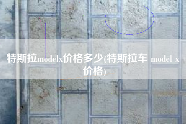 特斯拉modelx价格多少(特斯拉车 model x 价格) 特斯拉modelx价格多少(特斯拉车 model x 价格)