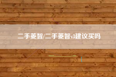 二手菱智/二手菱智v3建议买吗 二手菱智/二手菱智v3建议买吗